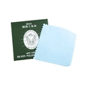 Panno per lucidatura gioielli in microfibra celeste con scheda anti-appannamento - 8x8cm / Blu Chiaro