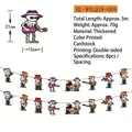 Halloween skeleton band paper banner with 8 pieces for scary party room decorations - 8-Piece Skeleton Band Banner (HL-WSLQ18-009)