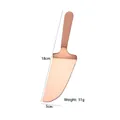 Rose gold stainless steel cake server with serrated edge 18cm long and 5cm wide - Rose Gold