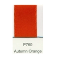 Polyester satin ribbon in Autumn Orange shade P760 for gift packaging decoration - Autumn Orange (P760)
