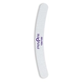 Lima de uñas de media luna blanca de grano 100/180 con superficie abrasiva de doble cara - Forma de Media Luna / Grano 100/180