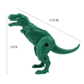 Grünes T-Rex Dinosaurier-Ei-Transformationsspielzeug, 13 cm lang und 10 cm hoch - Grün (Tyrannosaurus Rex)