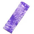 Purple and white tie-dye elastic yoga headband for women sports and fitness - Purple Tie Dye