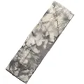 Elastic tie-dye ribbed yoga headband in grey and white textured knit fabric - Grey Tie Dye