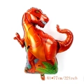 Orange T-Rex dinosaur foil balloon 32 inch size for children birthday party decoration - Large Red T-Rex / 81*77cm