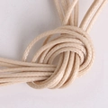 Cordon ciré coréen beige 2mm pour création de bijoux DIY et colliers faits main - 5m/sac 2MM / Kaki