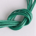 Grüne 2mm gewachste Baumwollschnur für DIY Schmuckherstellung und geflochtene Ketten - 5m/Beutel 2MM / Grasgrün