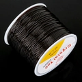 Strong 1.0mm coffee brown elastic crystal thread for DIY bead jewelry making 100M roll - 1.0mm Coffee approx 45m/Roll