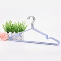 Detail of light purple anti-slip clothes hangers with metal core and PVC coating - 29.5cm Kids Standard / Nordic Blue
