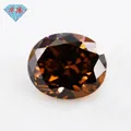 Pierre de zircone brune à coupe ovale avec brillance ambrée et facettes polies - 2 X 3 Mm Une Seule Couleur Commande Minimale De 50 Pièces / café