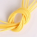 Cordon ciré jaune vif 2mm avec texture tressée pour la fabrication de bijoux artisanaux DIY - 5m/sac 2MM / Jaune