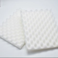 White wave foam sponge pads with holes for sugar flower fondant cake shaping and drying - White Wave Texture Sponge Pad