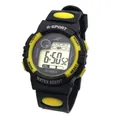 Small size kids digital sports watch in black and yellow with water resistance - Small / Yellow