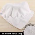 White cotton 16S guest towel, 35x35cm 70g thick terry cloth for hotels and spas - 16S Spiral 70g (35*35cm)