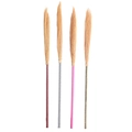 Mini scope da strega in rosa, oro, argento e marrone per decorazione cosplay di Halloween - Scopa da Strega