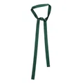 Sciarpa sottile in raso verde scuro da 160 cm per donna, nastro di seta per borsa o vita - Verde Scuro (1603)