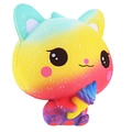 Giocattolo antistress gatto gelato arcobaleno a crescita lenta per decorazione - Arcobaleno