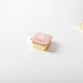 Pink jewelry box with golden metal base featuring white unicorn and Unique text - Pink Storage Box
