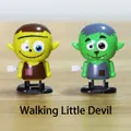 Wind-up walking Frankenstein toys in yellow and green outfits for Halloween parties - Walking Little Devil