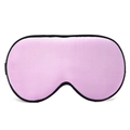 3D ergonomic sleep mask in light purple with black piping and high blackout design - Lavender