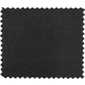 Waterproof black round outdoor chair cushion with durable plain weave fabric texture - Black