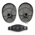 Detail showing black plastic 8802 doll stand base with 8.5 and 6.5 cm measurements - 802 Single Piece 8.5*6.5