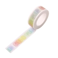 Rainbow watercolor dot washi tape for DIY journaling and creative hand-made decoration - SD-23 Artistic Rainbow Dots