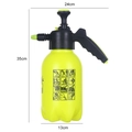 2L fluorescent yellow pressure sprayer with ergonomic handle, 35cm height variant - Explosion-proof Yellow Green 2L