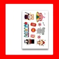 Kleurrijke tijdelijke tattoo sticker circus thema voor kinderen met clown en dieren - Circustent en Goochelaar Stijl (WK-002)