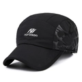 Berretto da baseball invernale da uomo con paraorecchie e logo narason bianco sportivo - Regolabile / Nero
