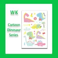 Tatuaggi temporanei impermeabili con dinosauri cartoni animati per bambini, WK-025 - Adesivo Dinosauro Tema DINO (WK-025)