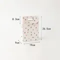 Christmas paper gift bag with Santa and reindeer patterns, medium size M with carry handle - Colorful Flip Bag-White Medium / Size M