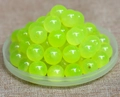 Transluzente neongrüne runde Perlen für DIY Schmuck und Zubehörherstellung - 8mm / Fluoreszierende Farben