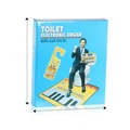 Funny toilet electronic organ music mat toy set including potty piano and song book - Yellow Toilet Piano