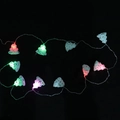 Catena luminosa LED ad albero di Natale multicolore con perle per decorazioni festive - Albero di Natale di perle / Colorato