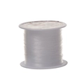 Transparent elastic bead thread on white plastic spool for Christmas ornament hanging - Transparent Fishing Line (100m)