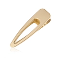 Detalle de la pinza para el pelo de gota en oro mate con peine de sujeción interno - Oro Mate