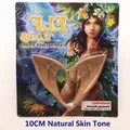 Latex elf ears for cosplay, 10cm natural skin tone variant in blister packaging - 10CM Blister Card / Natural Skin