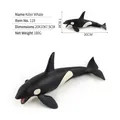 Modello realistico di orca con bocca aperta, dimensioni 20x10x7,5 cm, peso 180g - Orca (Stile 2)