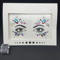 Colorful acrylic face crystal stickers for masquerade DIY makeup and festivals - 1028