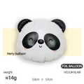 Panda head animal foil balloon for party decoration, 53x57cm inflatable mascot toy - SL Korean Panda Head