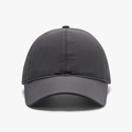 Dark grey mesh baseball cap with laser-perforated breathable panels and curved brim - Adjustable / Dark Gray