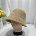 Sombrero de pescador de punto tipo visón en color camello para mujer moda de invierno - M (56-58cm) / Caqui