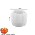 Καλούπι σιλικόνης κολοκύθας Halloween για κεριά με διαστάσεις 6,9 cm x 5,1 cm - Απλή Κολοκύθα