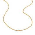 Collana in acciaio inossidabile placcato oro 18K, catena a cavo da 1,4 mm dorata - Catena Forzat 1.4mm (40+5CM) / Oro 18K