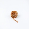 DIY Christmas tree ribbon rope with orange and brown mixed metallic yarn ball - Style E [1 Roll] 45m/50g