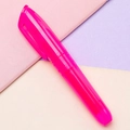 Evidenziatore rosa fluorescente traslucido con punta a scalpello per journaling creativo - Rosa