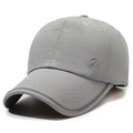 Berretto da baseball outdoor grigio scuro ad asciugatura rapida con logo KT e traspirante - Regolabile / Grigio chiaro