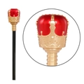 Scepter Gold Red Crown Style / Gold Scepter