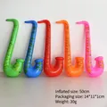 Five-color inflatable 50cm PVC saxophone set for parties and stage performances - Saxophone 60CM (Multicolor)